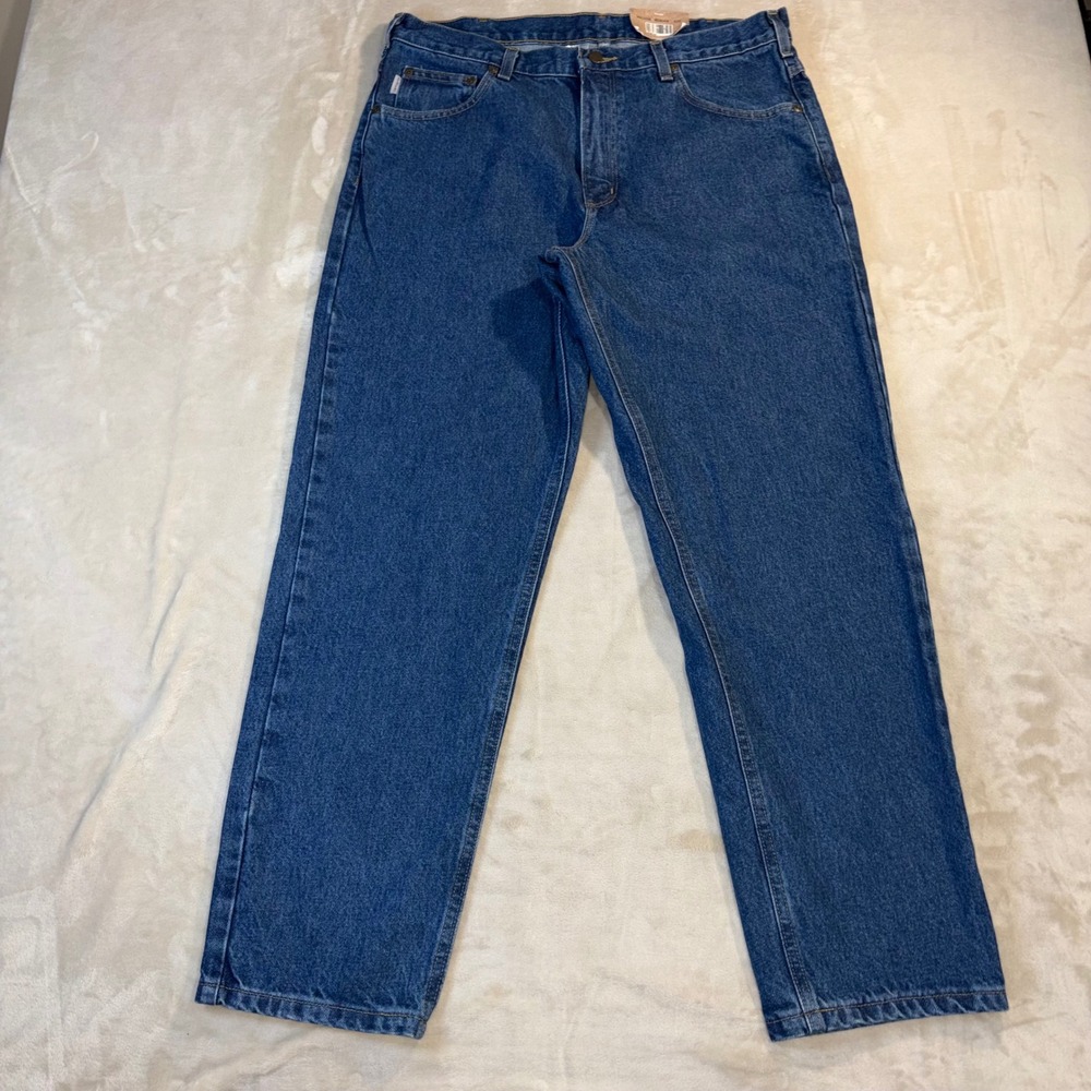 Carhartt B17-DST Relaxed Fit Tapered Leg Jeans Dark Stone 36x30 NWT NOS